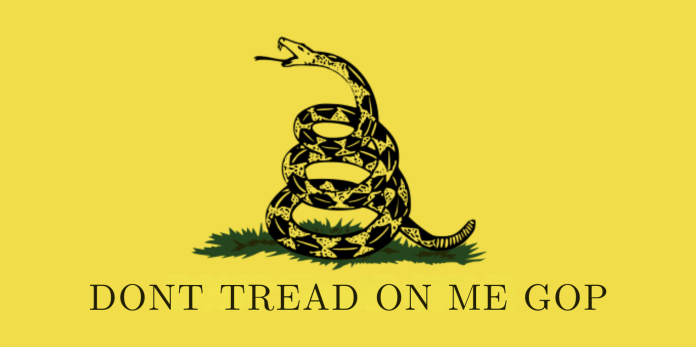 Gadsden flag parody